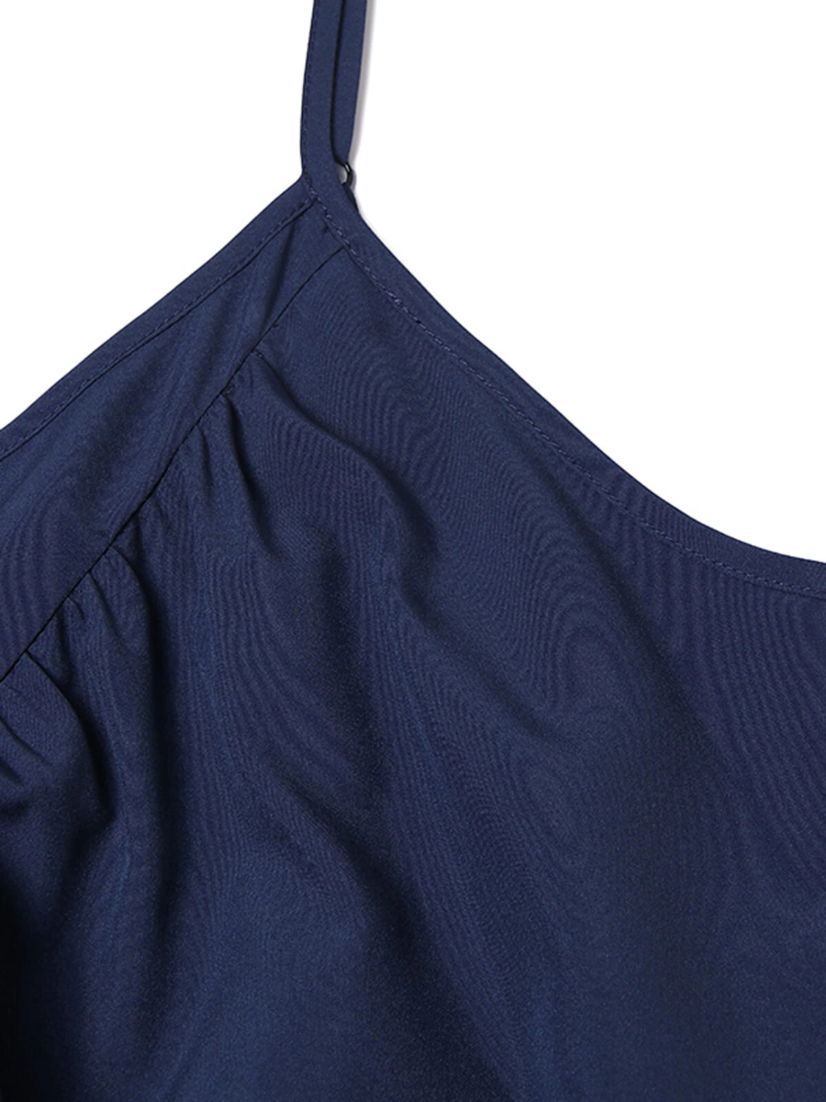 (image for) VONDA Plus Size Womens Long Dress Casual Sleeveless Solid Summer Long Maxi Dress