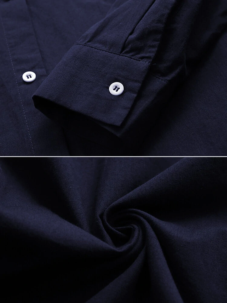 (image for) Women Daily Casual Cotton Irregular Hem Commute Loose Shirts