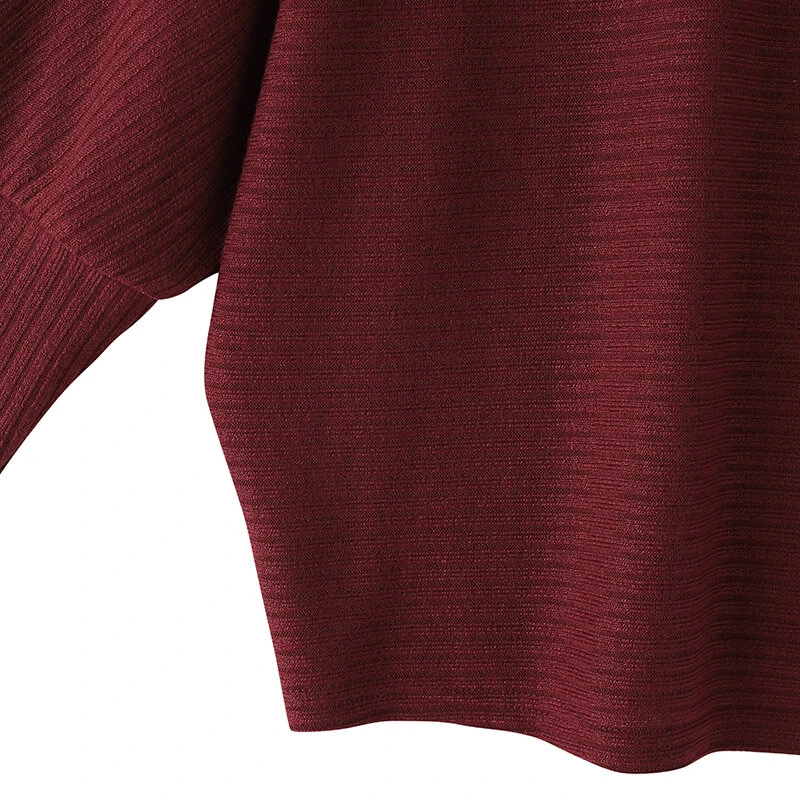 (image for) ZANZEA Daily Style Women Knitted Long Sleeve Crew Neck T-shirt Casual Solid Loose Work Tops