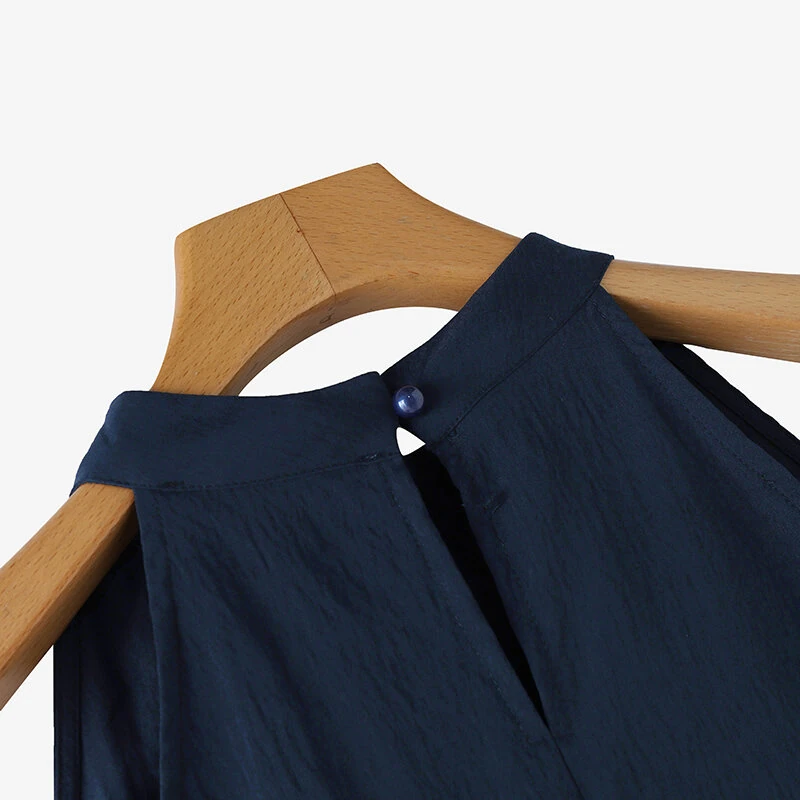 (image for) ZANZEA Elegant Style Womens Tank Vest Summer Sleeveless O-Neck Plain Casual Loose Camisoles Top