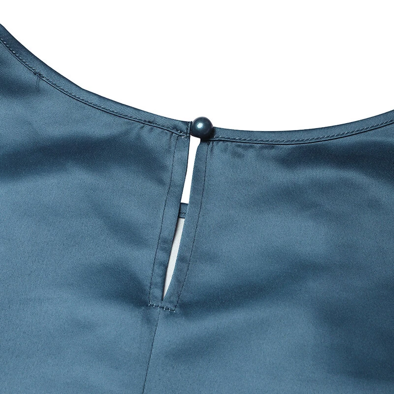 (image for) ZANZEA Flowers Print Womens Elegant Party Wedding Satin A-Line Dress Floal Print Dresses