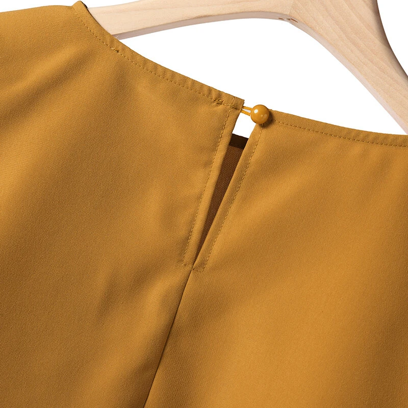 (image for) ZANZEA Korean Style Womens Elegant Sets Short Sleeve Blouse Top Wide Leg Loose Trousers Casual Suit