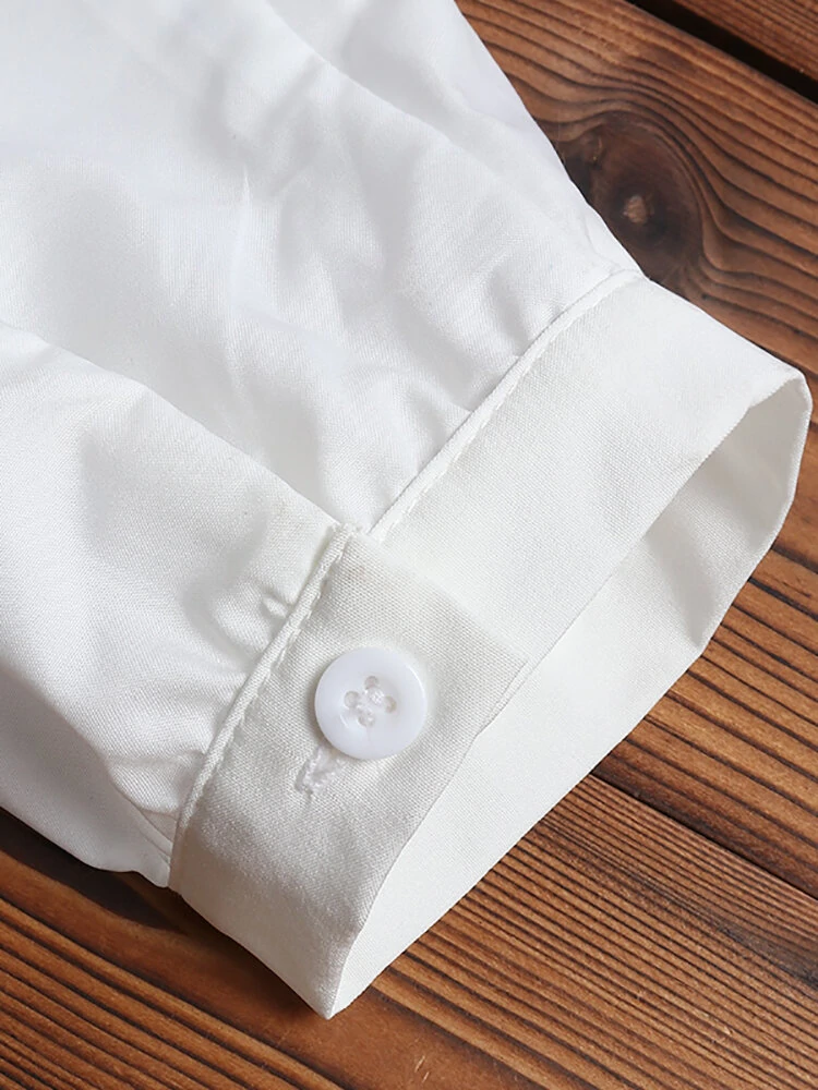 (image for) ZANZEA Plus Size Women Blouse Ethnic Style Print Round Neck Long Sleeve Bohemia Button Shirt For Women