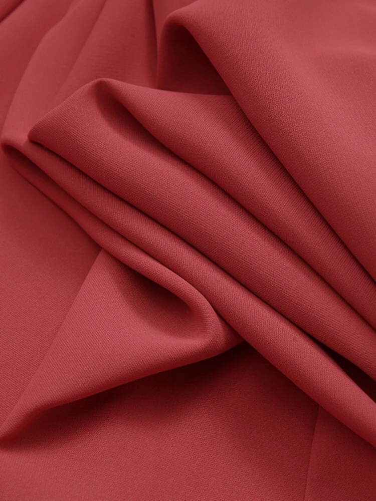 (image for) ZANZEA Plus Size Women Pants Solid Color Side Button Elastic Waist Loose Casual Wide Leg Pants With No Pocket