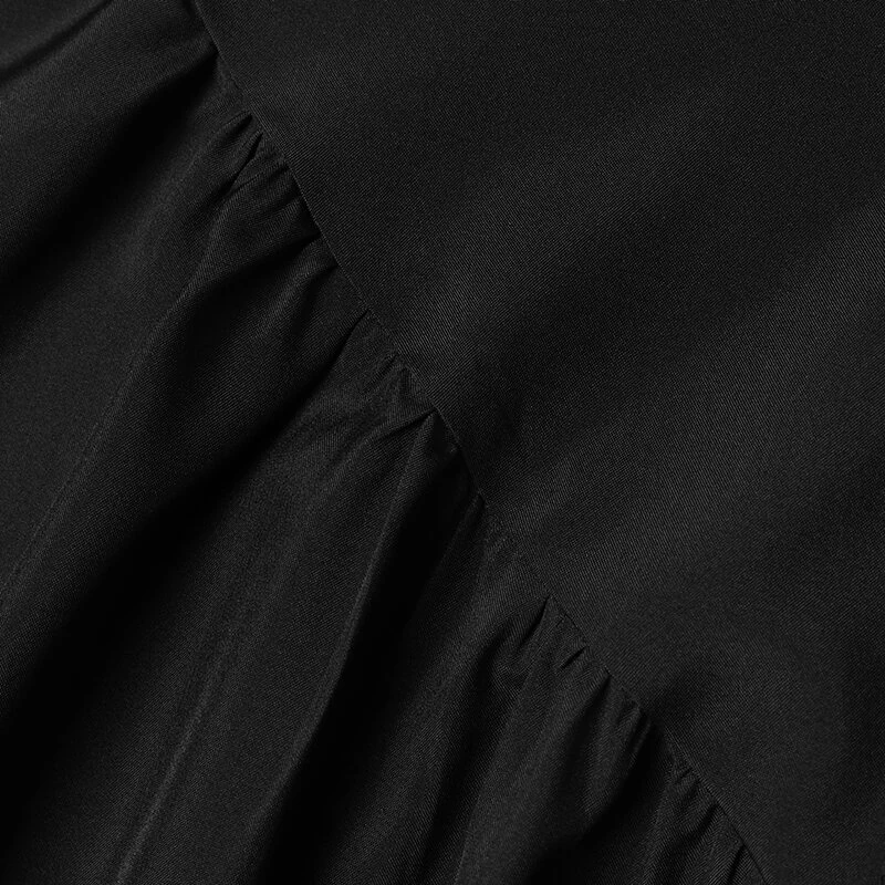 (image for) ZANZEA Women Abaya Casual Maxi A-Line Sundress Kaftans Lantern Sleeve O-Neck Plain Dress