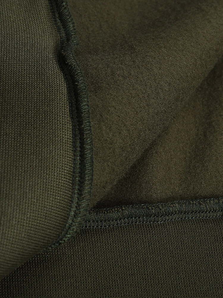 (image for) ZANZEA Women Brief Style Solid Color Drawstring Hooded Casual Dress With Pocket