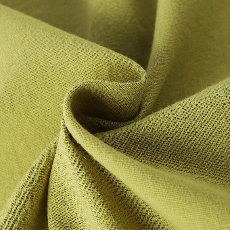 (image for) ZANZEA Women Button Summer O-Neck 3/4 Sleeve Solid Blouses Casual Cotton Linen Shirts for Women Loose Fit