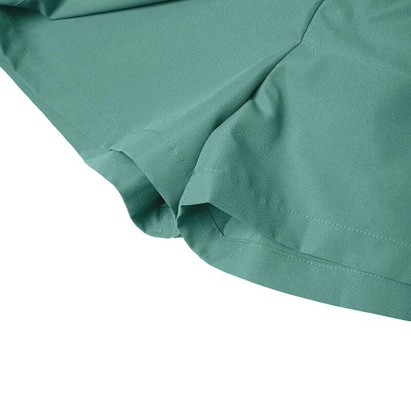 (image for) ZANZEA Women Commute Back Elastic Waist Solid Summer Casual Skirt Shorts