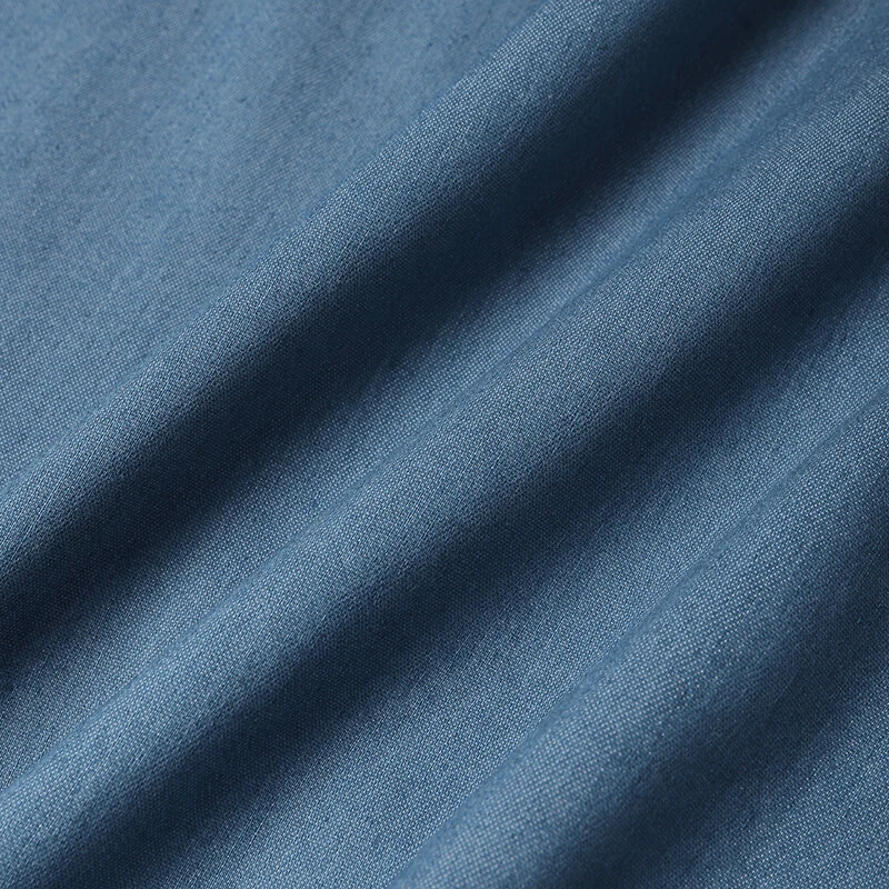 (image for) ZANZEA Women Fashion Denim Overalls Dress Summer Sleeveless Casual Loose Sundress Solid Color Maxi Dress With Pockets