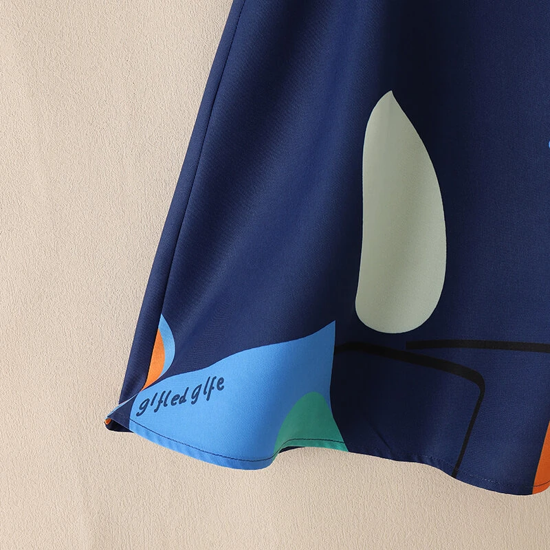 (image for) ZANZEA Women Holiday Fashion Round Neck Graphic Printed Tanks Casual Crew Neck A-Line Vests Tops