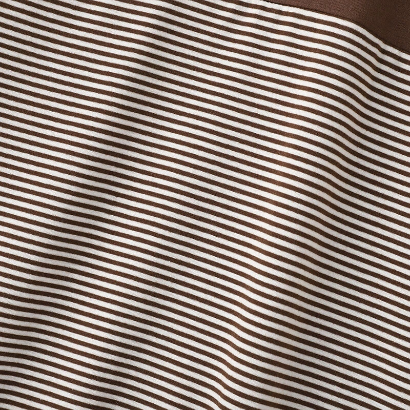 (image for) ZANZEA Women Summer T Shirt Vintage Striped Short Sleeve Tee Korean Fashion Round Neck Patchwork Tunics Casual Knitted Tops