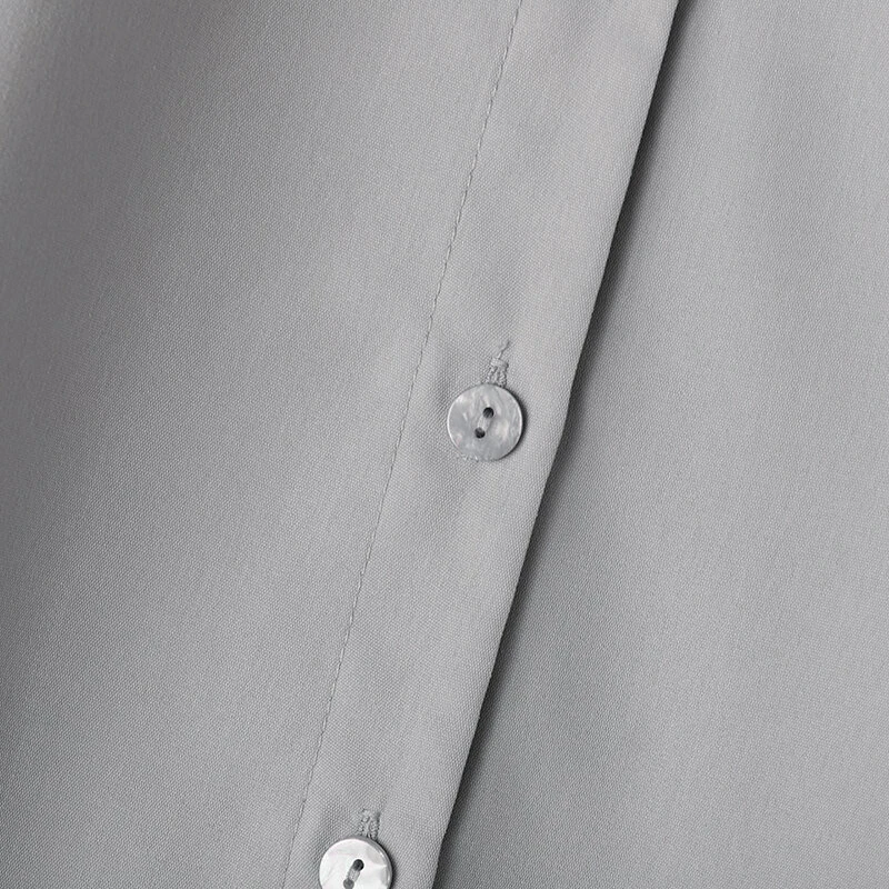 (image for) ZANZEA Women's Blouse Commute New Fashion Lantern Sleeve V-Neck Lapel Solid Office Top Shirt