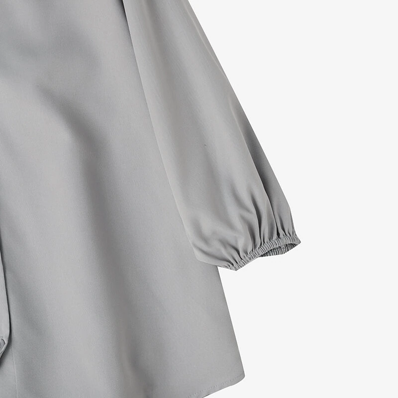 (image for) ZANZEA Women's Blouse Commute New Fashion Lantern Sleeve V-Neck Lapel Solid Office Top Shirt