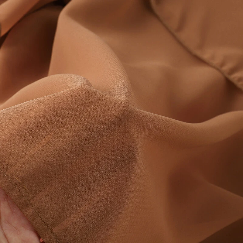 (image for) ZANZEA Women's Blouse Elegant Ruffle Sleeve Solid Crew Neck Plain Summer Shirt Pullover Top