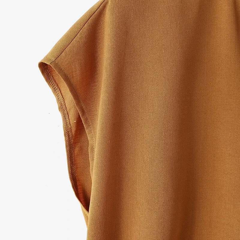 (image for) ZANZEA Womens Casual 2pcs Sets Short Sleeve Top Blouse Elastic Waist Pants Loose Suits