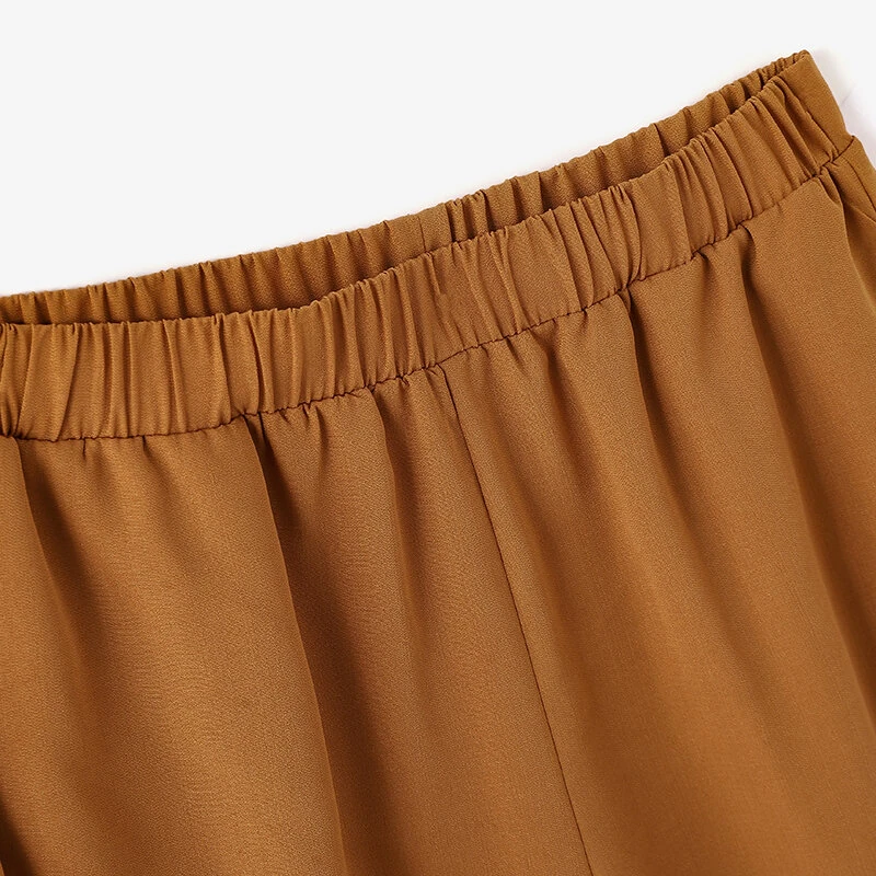 (image for) ZANZEA Womens Casual 2pcs Sets Short Sleeve Top Blouse Elastic Waist Pants Loose Suits