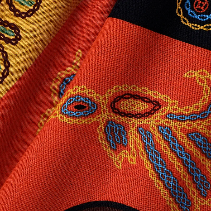 (image for) ZANZEA Womens Ethnic Prints Blazer Vacation Thin Suit Coat Retro Lapel Cotton Linen Printing Long Sleeve Blazer