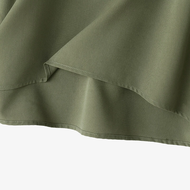 (image for) ZANZEA Women's Round Neck Drop Shoulder Lantern Sleeve Loose Casual Solid Blouses